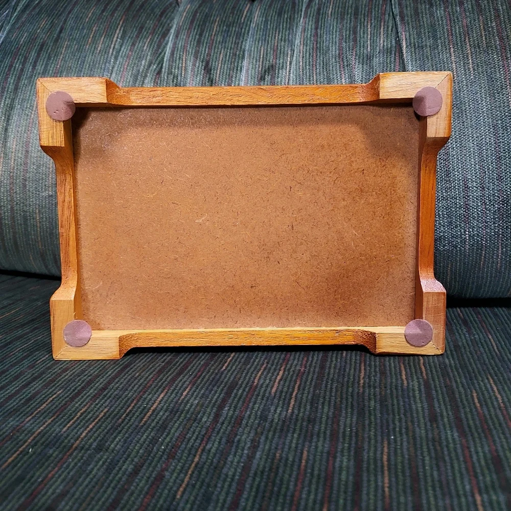 Vintage Burl Wood Jewelry Box Vanity Dresser Box Beautiful